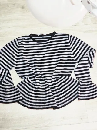 Jersey Rayas Blanco y Negro