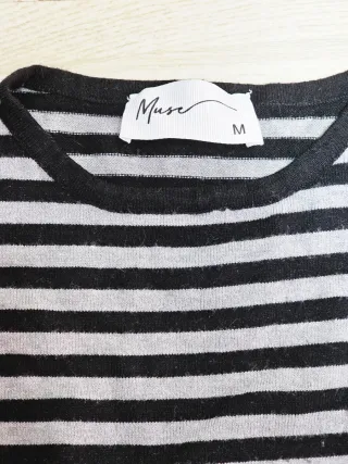 Jersey Rayas Blanco y Negro