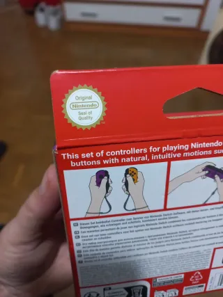 Controller Joy-Con Nintendo Switch Viola/Arancione