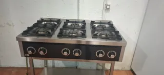Cocina Industrial 6 Fogones HR