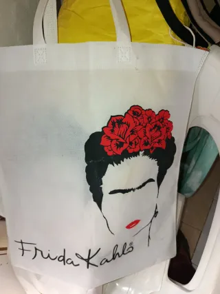 Bolsa reutilizable Frida Blanca