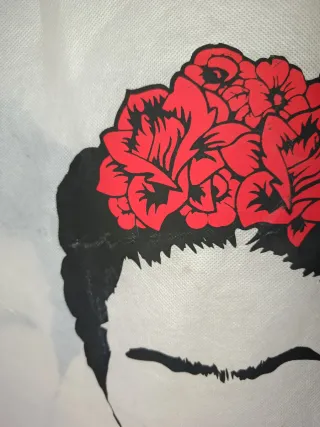 Bolsa reutilizable Frida Blanca