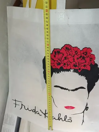 Bolsa reutilizable Frida Blanca