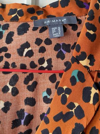 Camisa Leopardo Primark Talla M