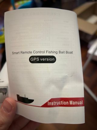 Barca esca per pesca con gps e telecomando