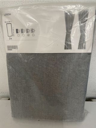 !!Nuevas sin abrir!! Cortinas grises Lenda IKEA