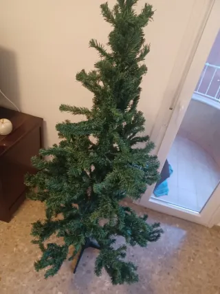 Árbol de Navidad artificial verde