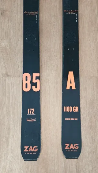 Chollo! Esquís de travesía ZAG Adret como nuevos.