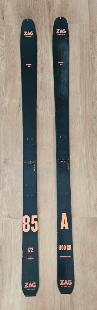 Chollo! Esquís de travesía ZAG Adret como nuevos.