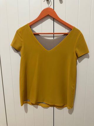 Camisa Bimani 13 (Biombo) Amarilla y Gris