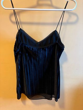 Top negro Massimo Dutti.