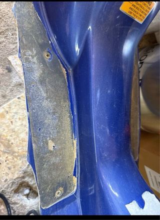 Patinete Eléctrico Azul con Maletero