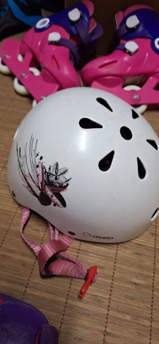 Pack Patines en Línea y Protecciones Niña