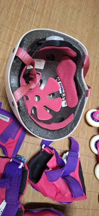 Pack Patines en Línea y Protecciones Niña