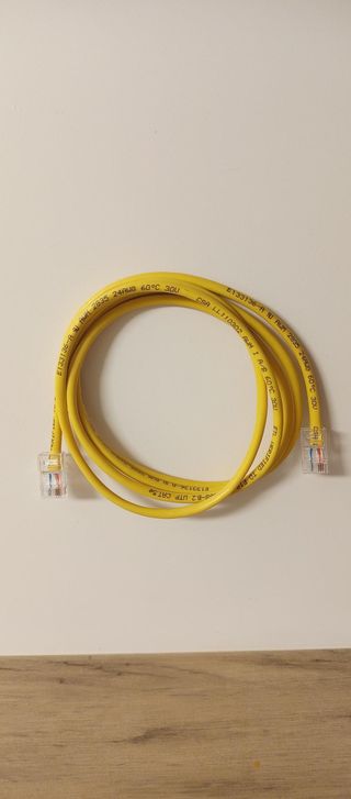 Cavo di Rete Ethernet UTP Cat 5e Giallo
