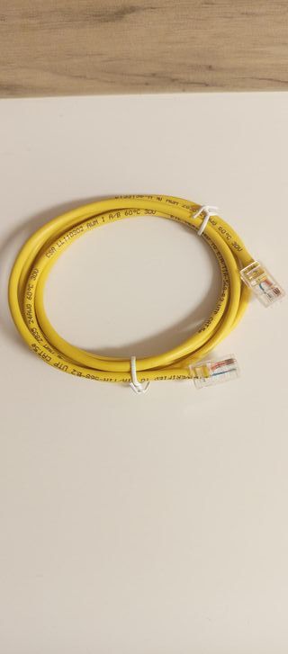 Cavo di Rete Ethernet UTP Cat 5e Giallo