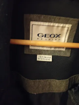 Chaqueta bomber Geox negra