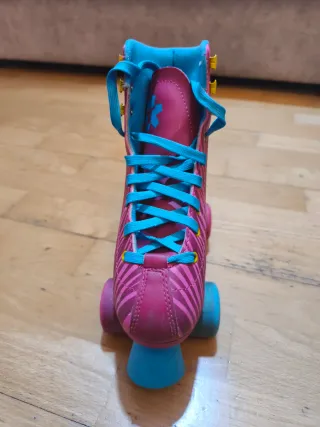 Patines Soy Luna de 4 Ruedas. Rosa y Azul.