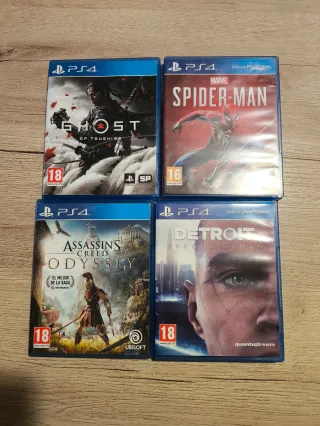 Pacchetto 4 Giochi PS4: Ghost of Tsushima, Spider-Man