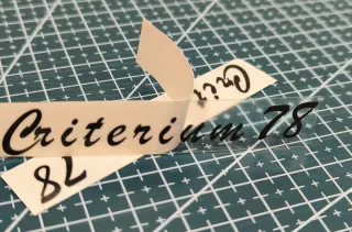 Pegatina "Zeus Criterium 78"