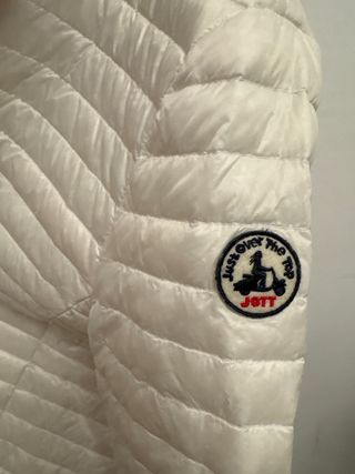 Chaqueta Jott blanca acolchada con capucha