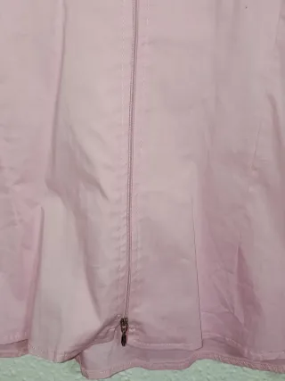 Camisa rosa KOGOG con cremallera