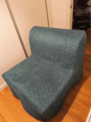 Sillón cama IKEA LYCKSELE LÖVÅS azul