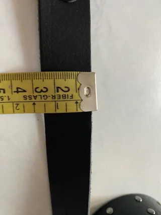 Cintura Paolo Pecora in cuoio nero