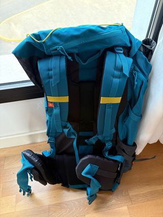 Mochila Quechua 60L Gris/Azul