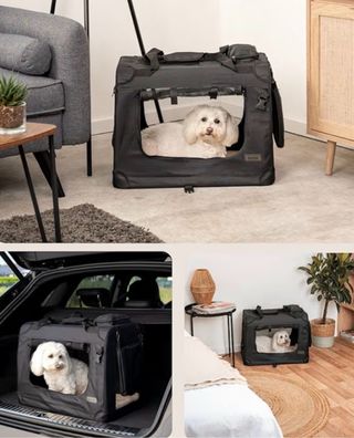 Transportín grande perro/gato plegable