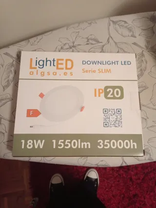 Foco LED Empotrable Downlight Serie SLIM