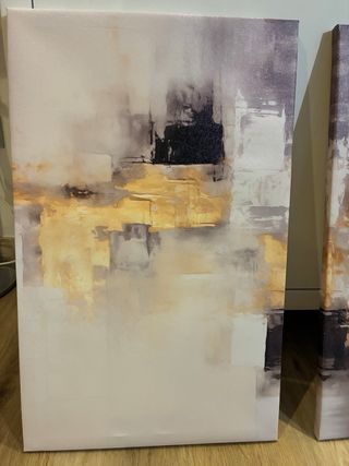 Juego de 3 cuadros abstractos