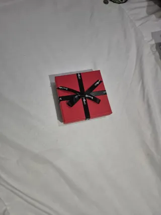 Collar y pendientes con diamante rosa