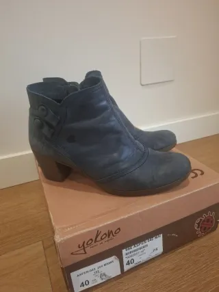 Botines botas Yokono Talla 40 Azules