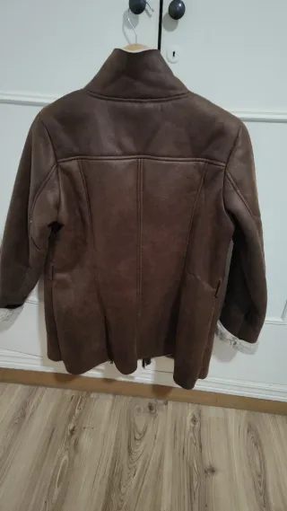 Chaquetón mujer marrón