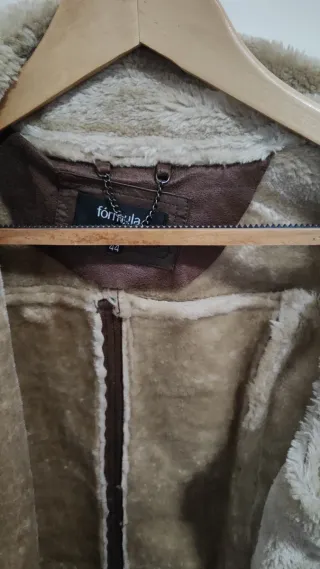 Chaquetón mujer marrón