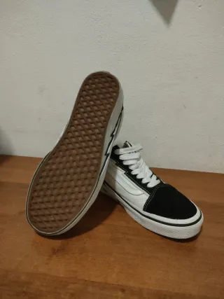 Vans Old Skool Fulmine Bianche Nere