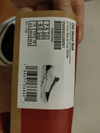 Vans Old Skool Fulmine Bianche Nere