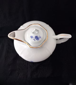 Bavaria - Grande teiera con decori blu