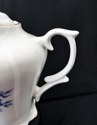 Bavaria - Grande teiera con decori blu