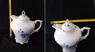 Bavaria - Grande teiera con decori blu