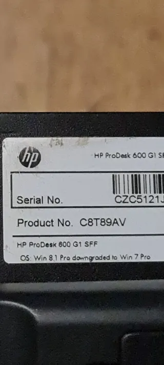 HP ProDesk 600 G1 SFF Computer Desktop