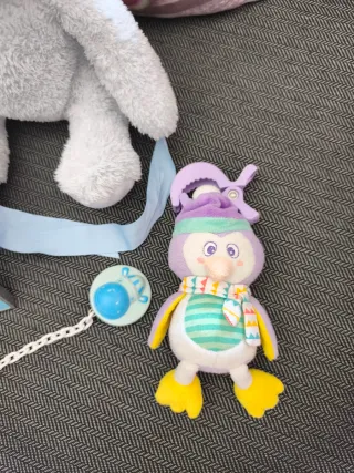 Lote Accesorios Bebé Peluche Marco Foto Chupetero