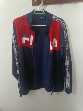 Chaqueta Fila Azul y Roja talla L