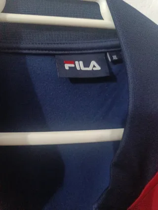 Chaqueta Fila Azul y Roja talla L