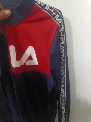 Chaqueta Fila Azul y Roja talla L