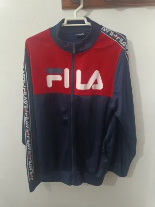 Chaqueta Fila Azul y Roja talla L