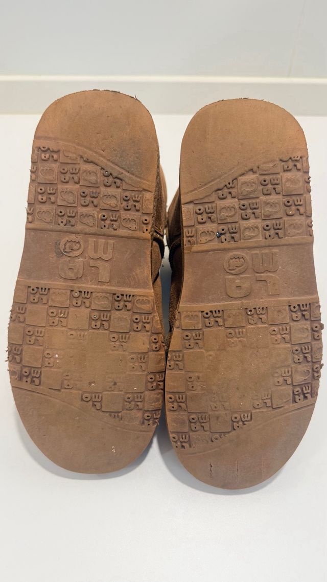 Botas de piel Lamu marrones