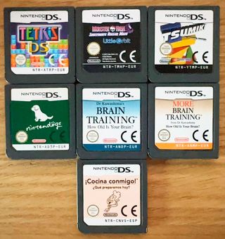 Lotto di 7 giochi per Nintendo DS (senza scatola)
