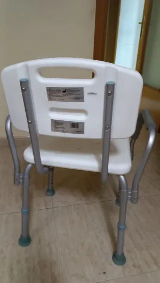 Silla ducha y adaptador para la taza de water